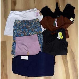 Wild Fable All in Motion Baleaf 7pc Activewear Bundle Women Size Medium